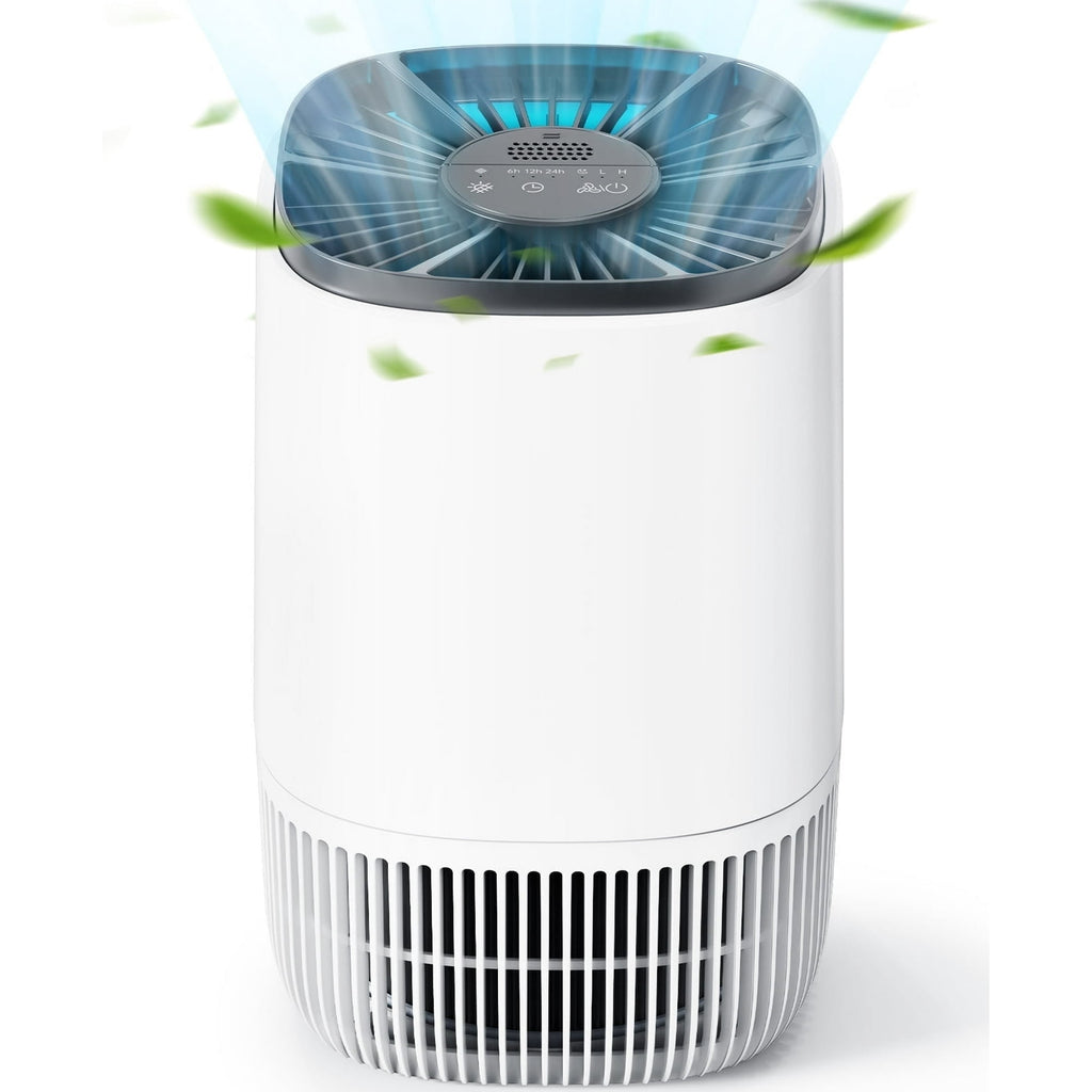 Air Purifiers for Home, HEPA Air Cleaner For Smoke Pollen Pet Dander Hair Portable Air Purifiers For Bedroom Office Living Room
