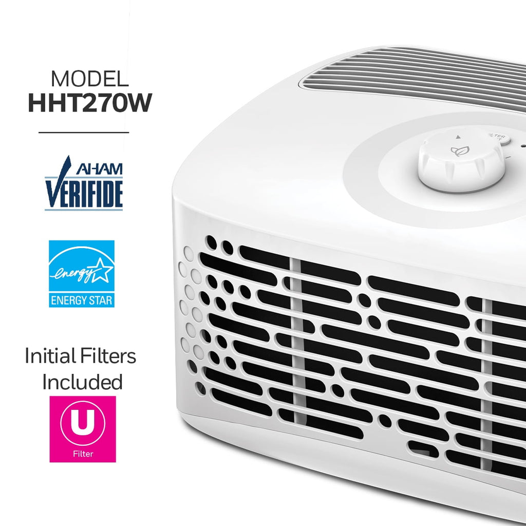 Home Air Purifier 465 Sqft – Dual Filter Smoke, Dust, Pollen & Pet Dander