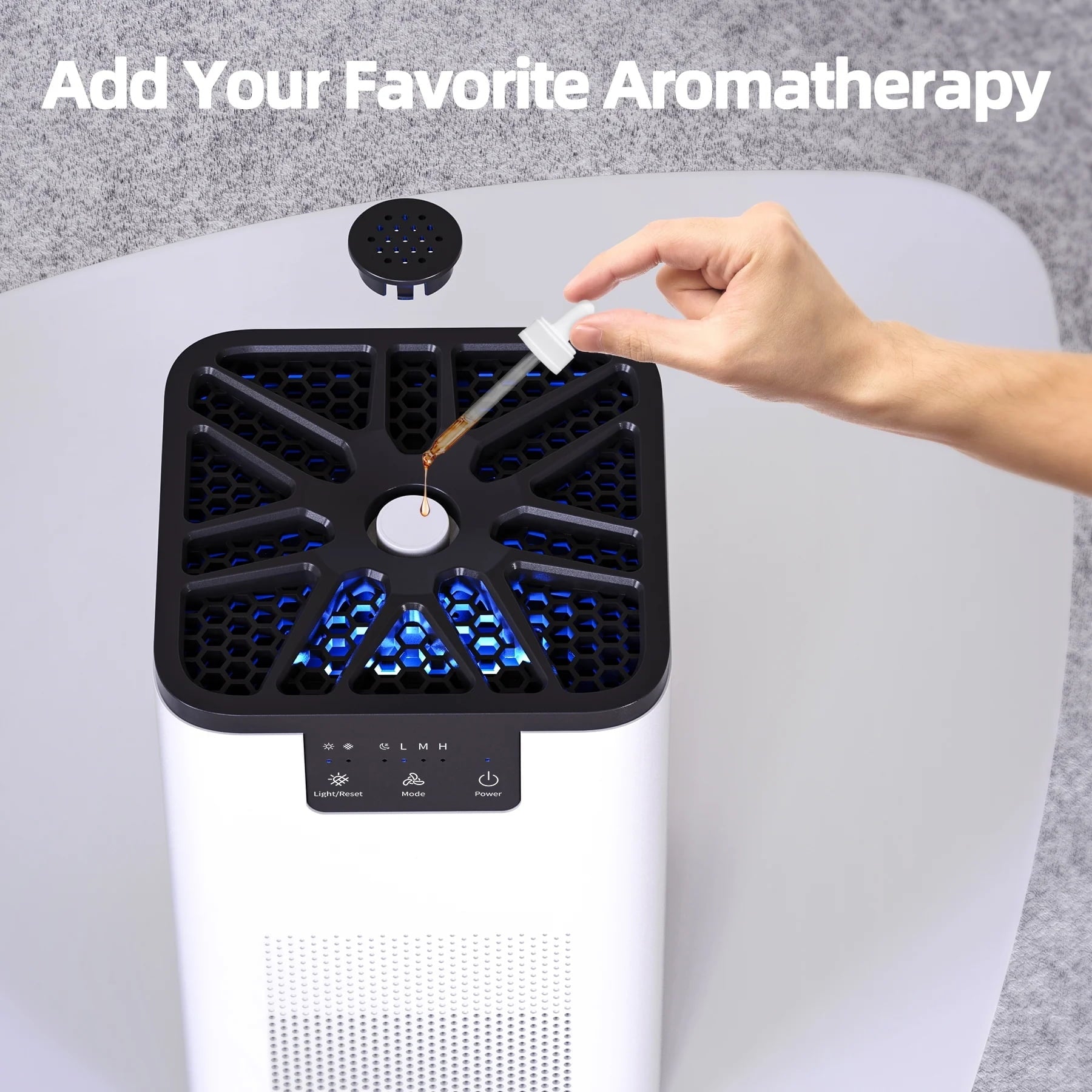 Air Purifier, with HEPA Filter for Home, Remove 99.9% Smoke Dust Allergies for 300 SQ.ft