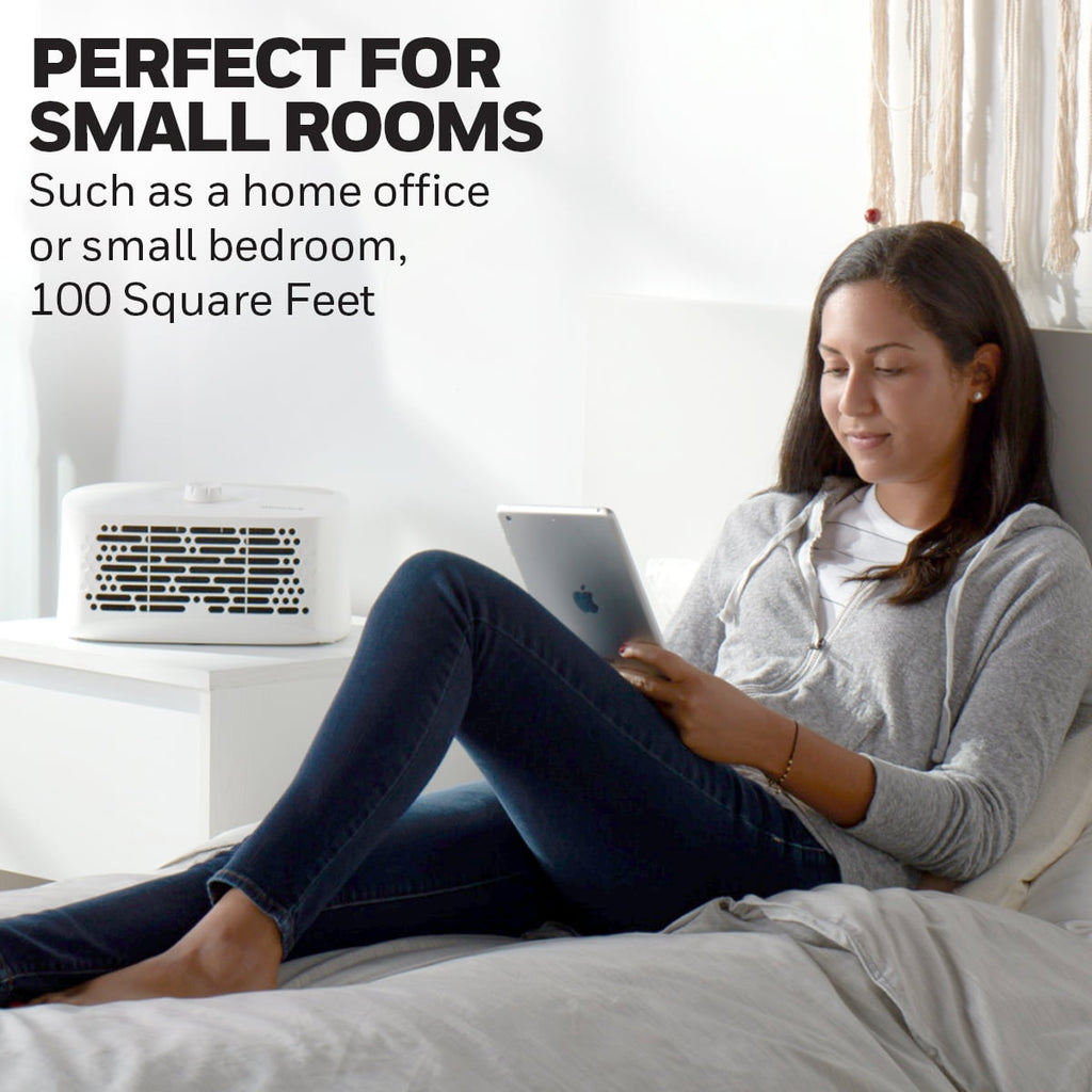 Home Air Purifier 465 Sqft – Dual Filter Smoke, Dust, Pollen & Pet Dander